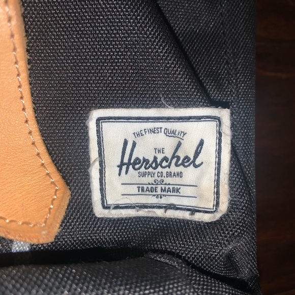 Herschel Dawson Black/Grey Denim Backpack-20.5L - Picture 6 of 12